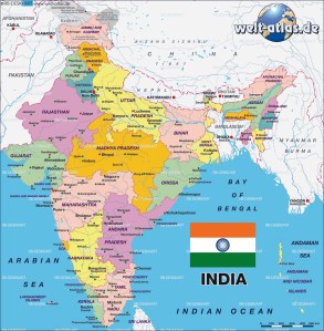 map-india-political